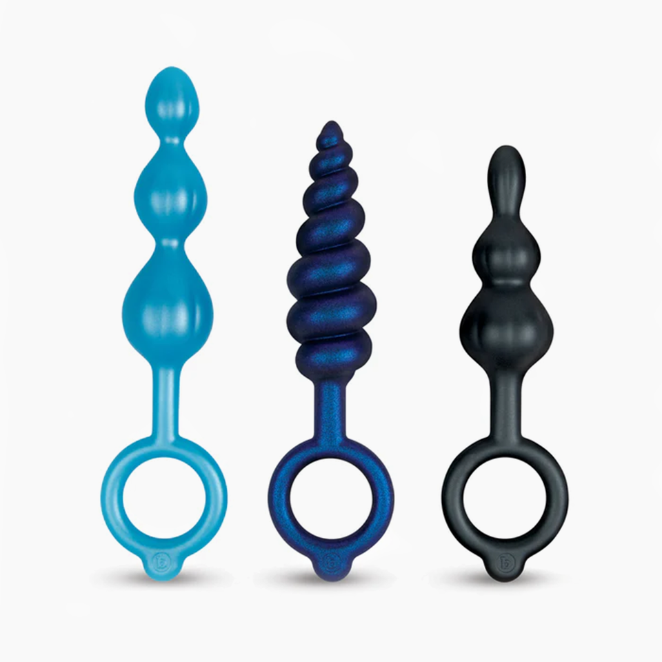 b-Vibe Beeded Butties Bundle Anal Plug Set