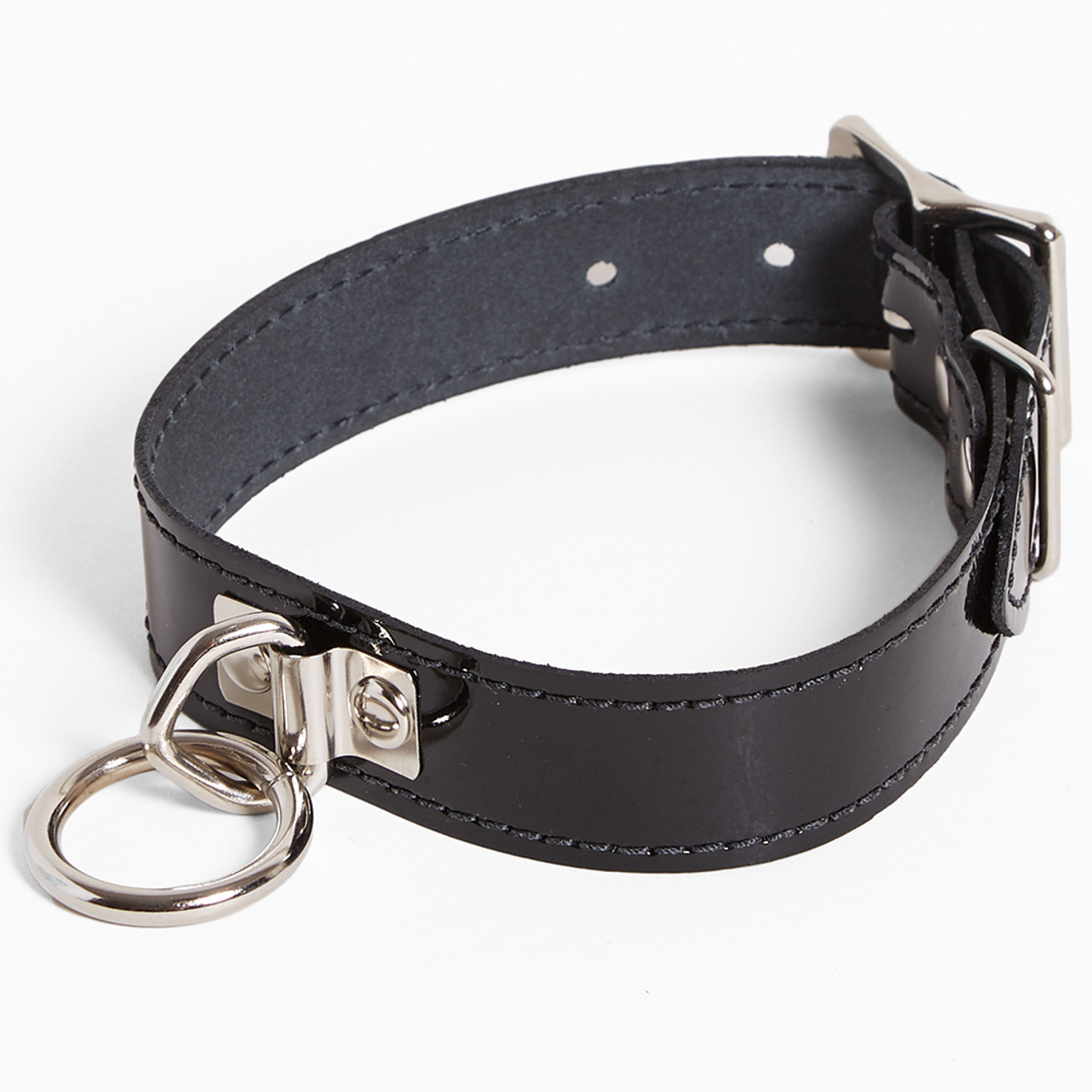 Leather Collar with O Ring