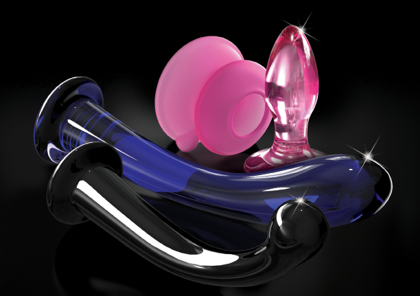 Icicles Hand Blown Glass Sex Toys