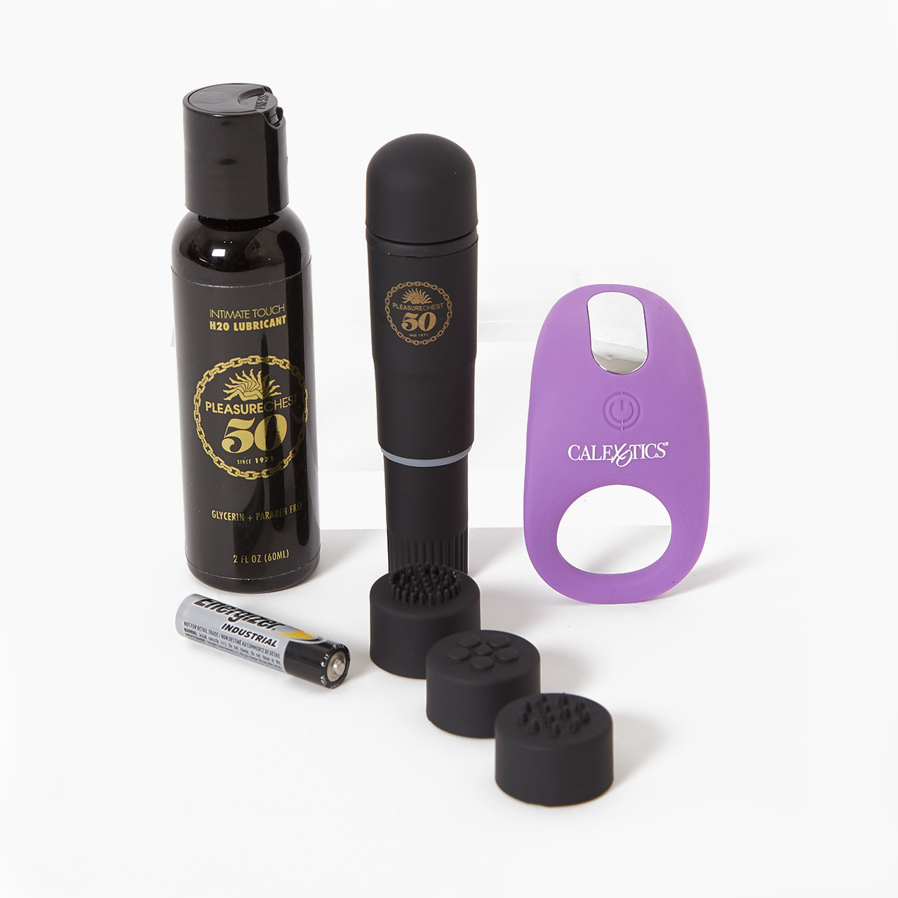 Only the Essentials Sex Toy Kit with vibrating ring, bullet vibrator and water-based lube