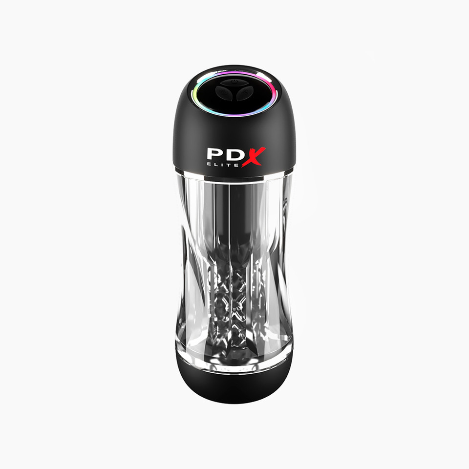 PDX Elite ViewTube Pro Vibrating Stroker Automatic Male Masturbator