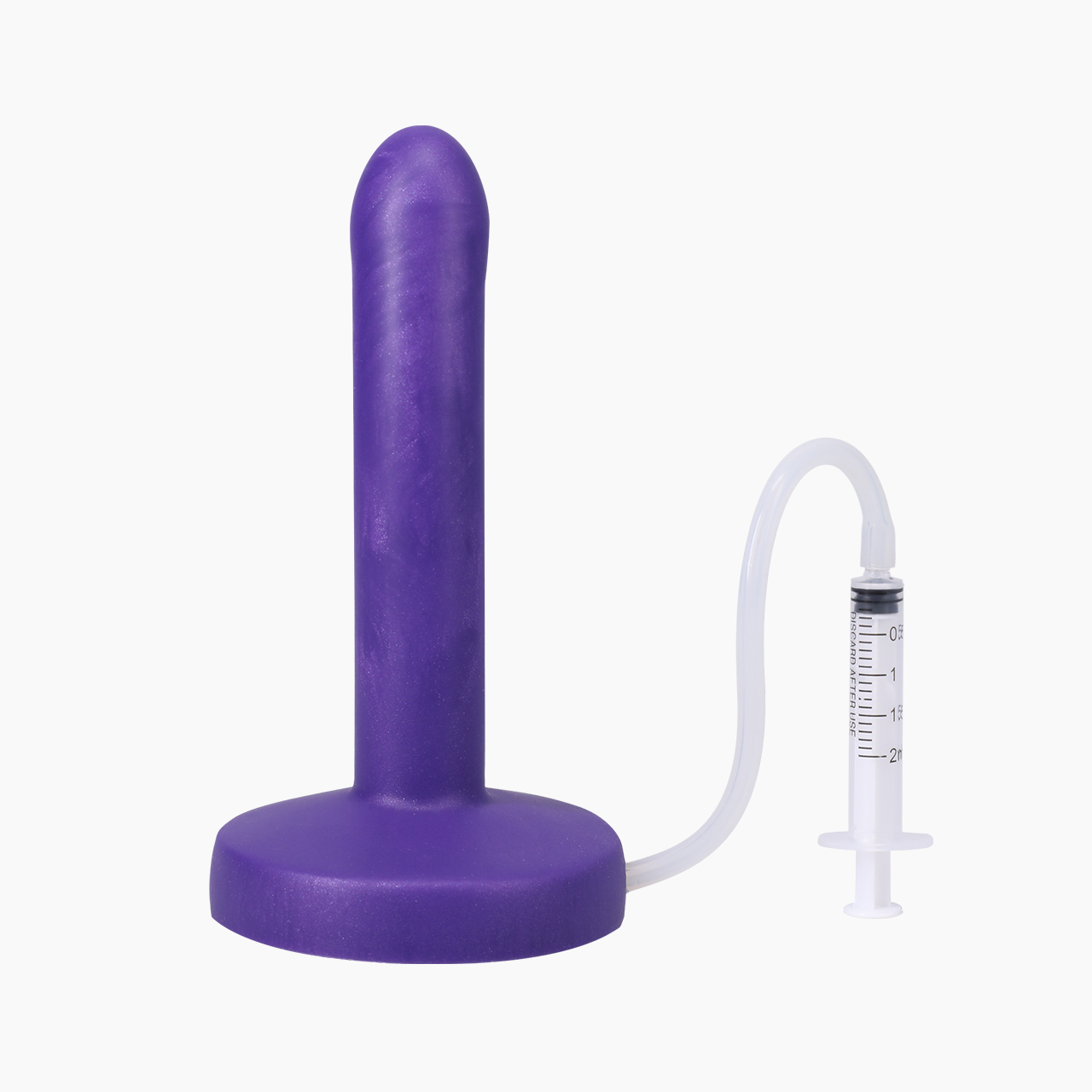 POP! Slim Squirting Dildo with ejaculation mechanism for artificial insemination