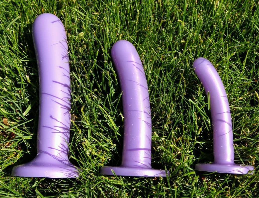 Tantus Silk collection in the grass