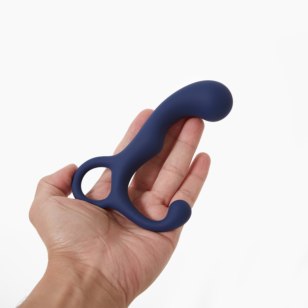 Viceroy Agility Probe', a navy silicone toy held in a hand